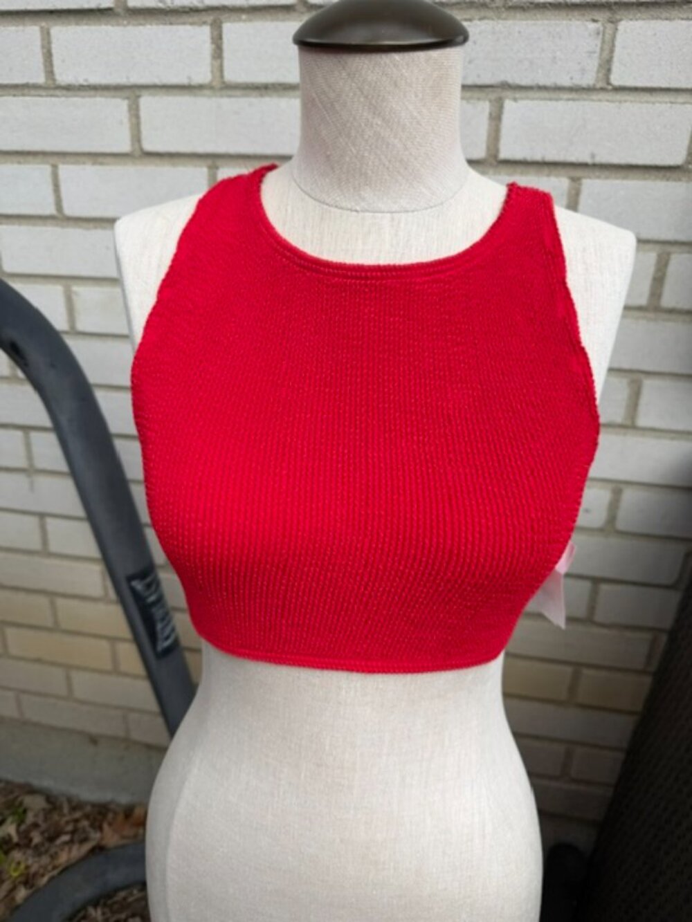 BOUND by Bond-Eye Sydney Red Crop Bikini Top